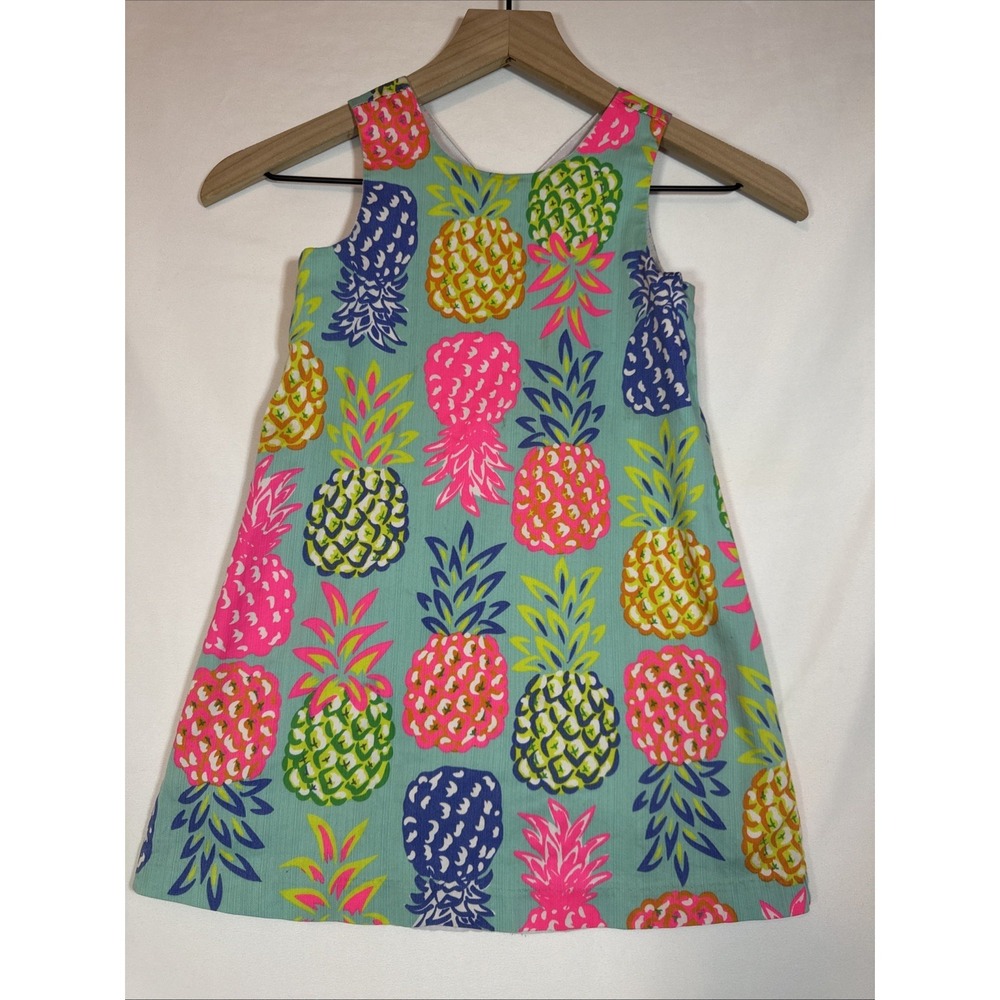 Tommy Bahama Girls Pineapple Dress, size 5, Beautiful Color Combination.